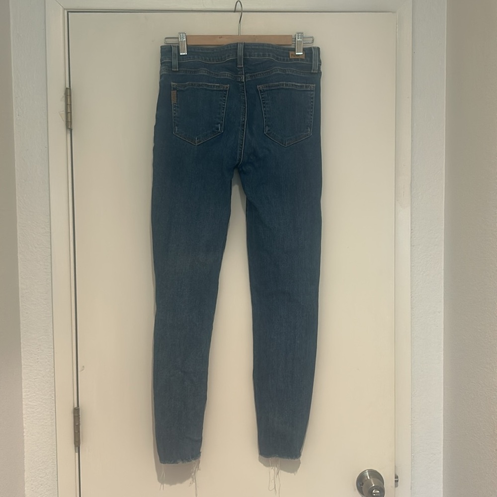 PAIGE Verdugo Ankle Cropped Jeans - Blue - Picture 3 of 4